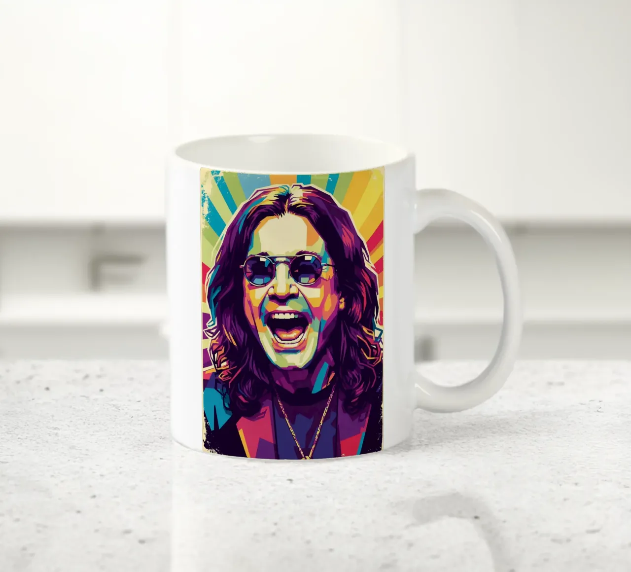 In memoria di Ozzy Osbourne tazza in ceramica da Hantamrata