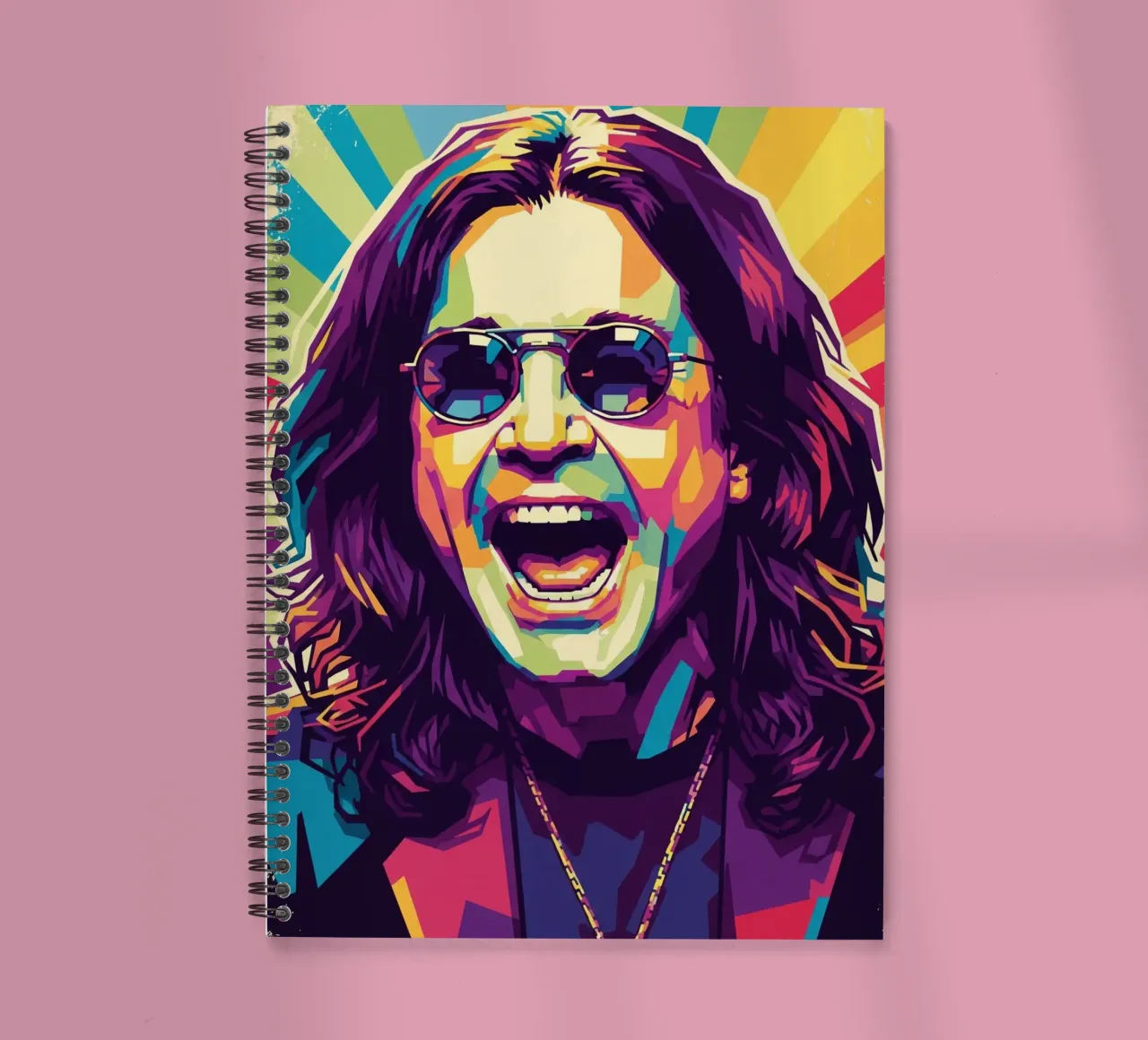 In loving memory Ozzy Osbourne spiral notebook by Hantamrata