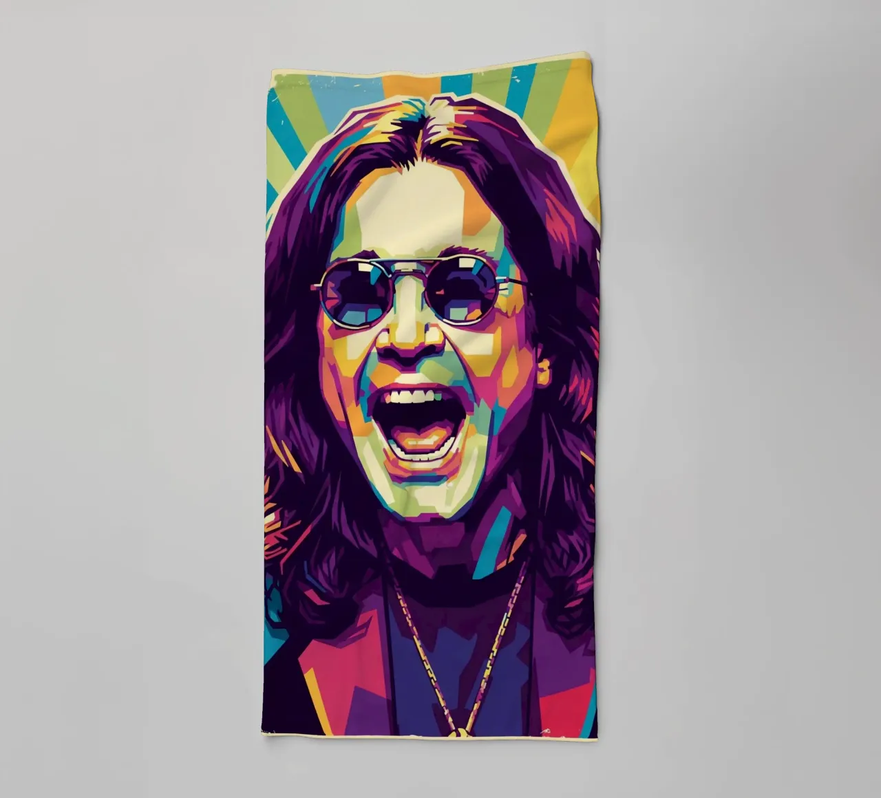 In loving memory Ozzy Osbourne towel by Hantamrata