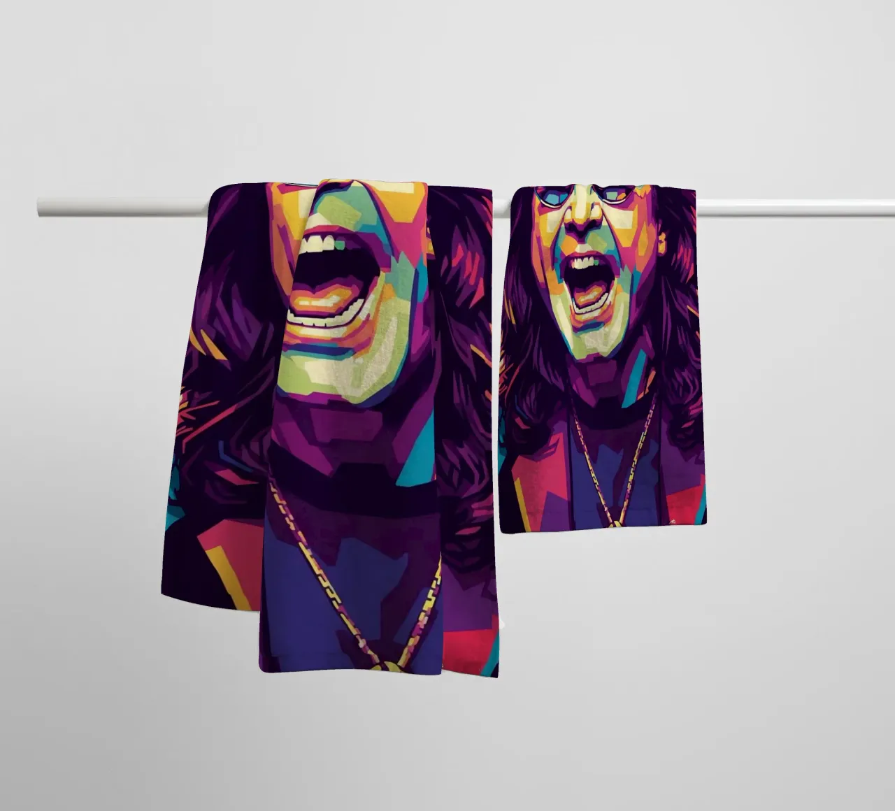 In loving memory Ozzy Osbourne towel by Hantamrata