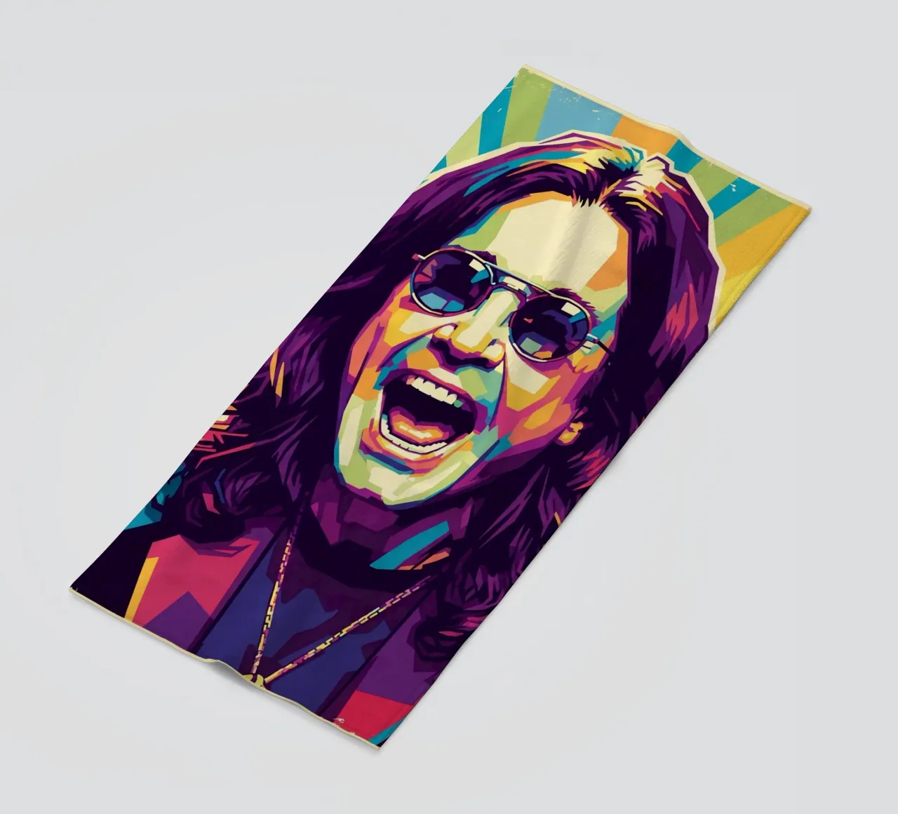In memoria di Ozzy Osbourne telo mare da Hantamrata