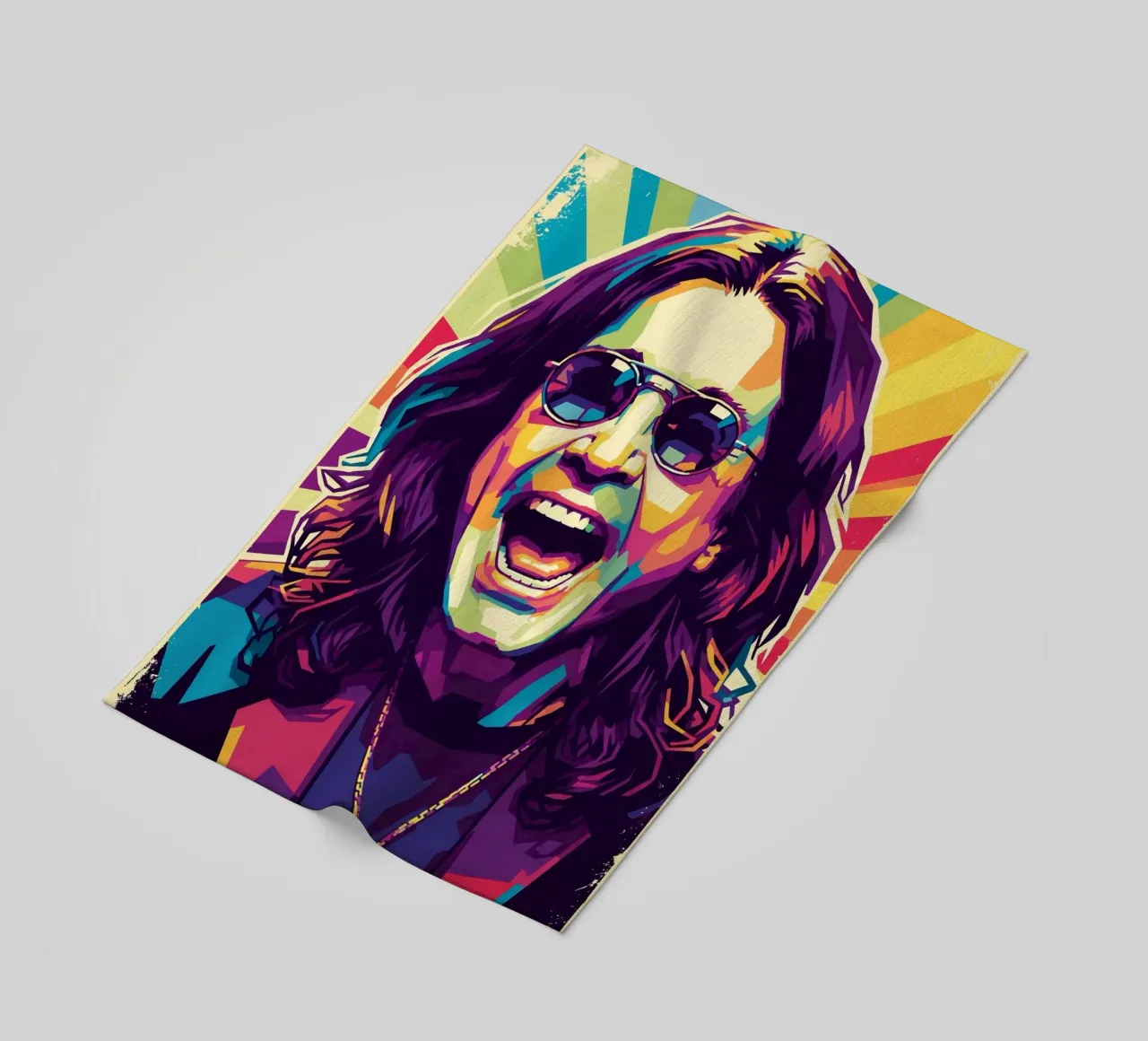 In memoria di Ozzy Osbourne telo mare da Hantamrata