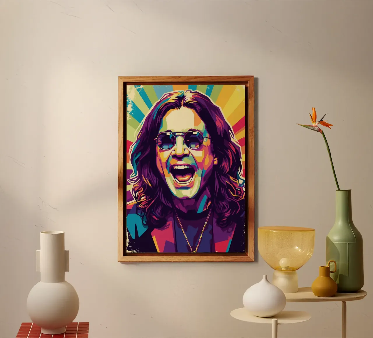 In memoria di Ozzy Osbourne alluminio dibond da Hantamrata
