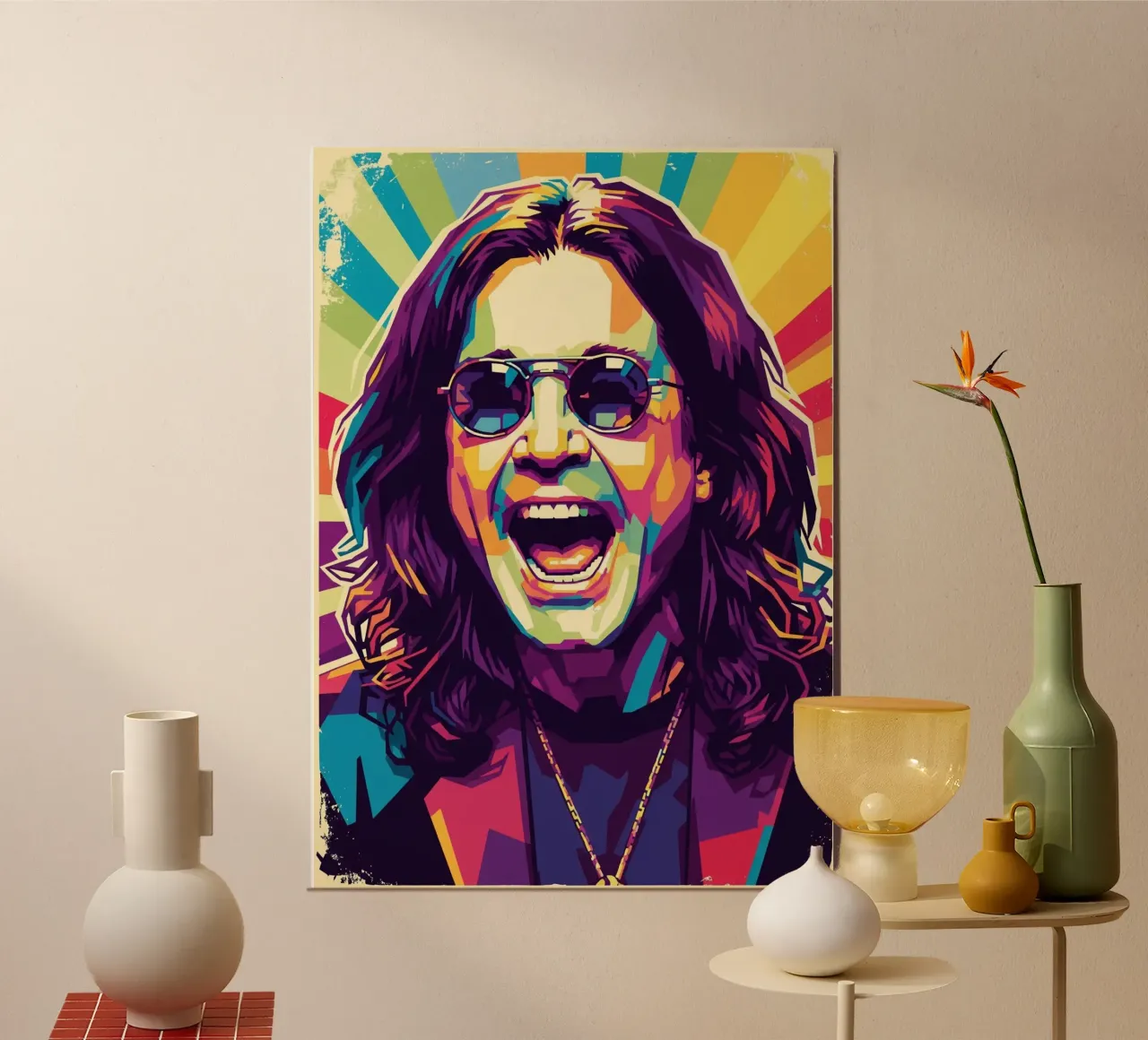 In memoria di Ozzy Osbourne alluminio dibond da Hantamrata