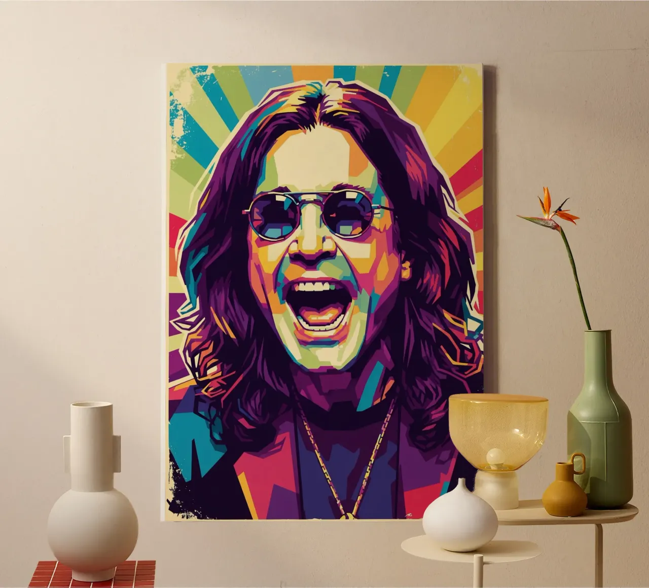In loving memory Ozzy Osbourne canvas by Hantamrata