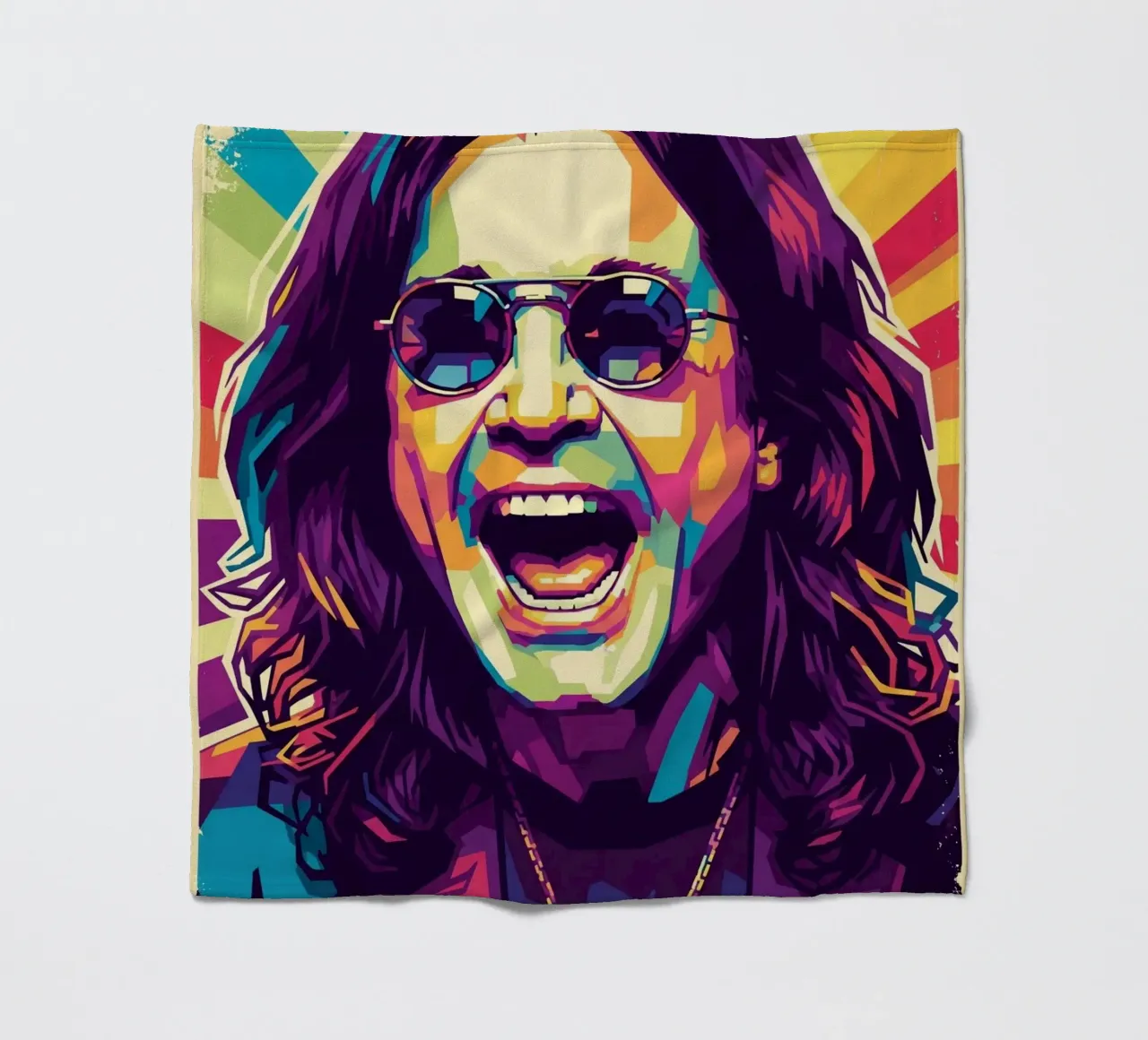 In memoria di Ozzy Osbourne coperta in pile da Hantamrata