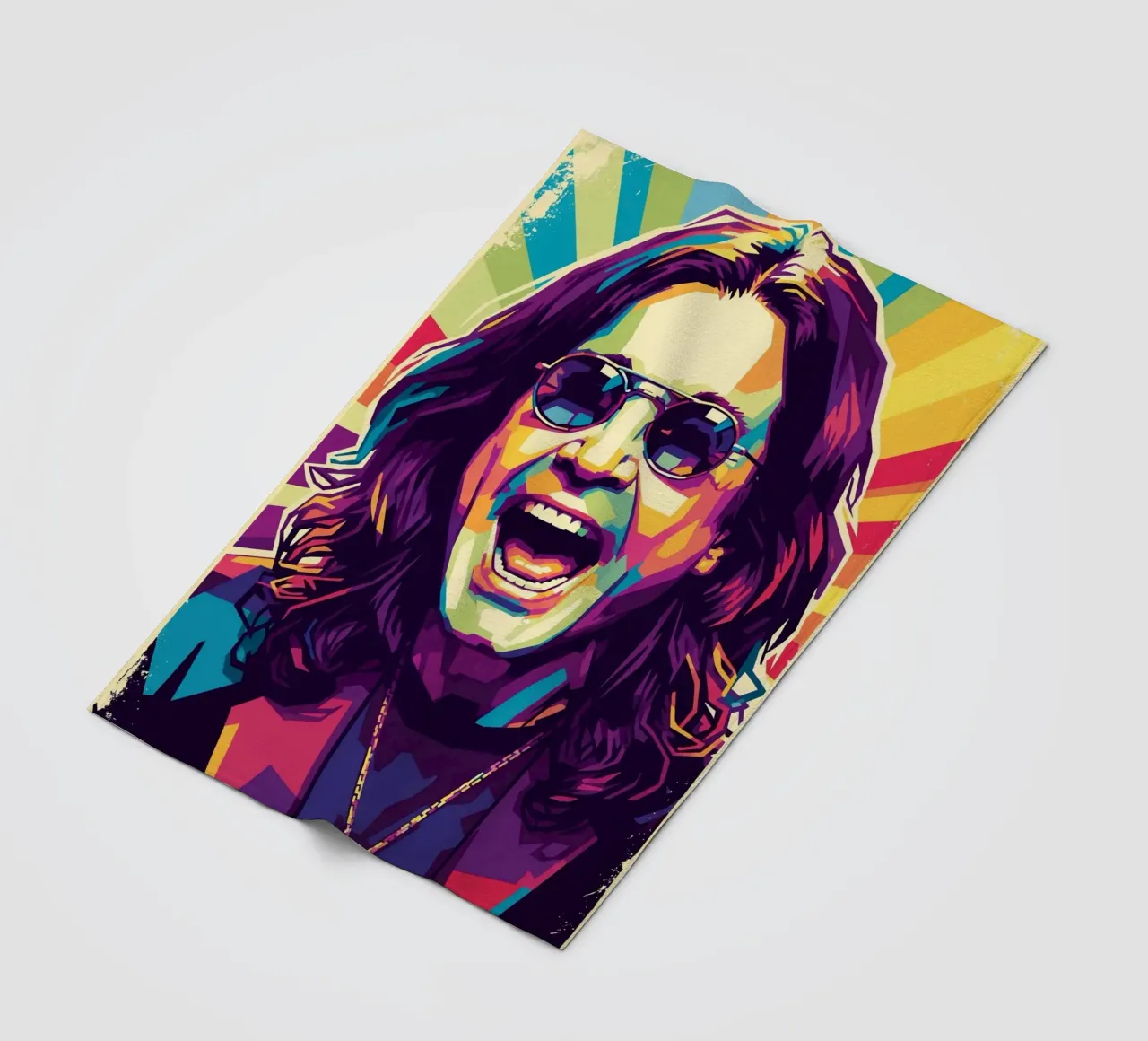 In memoria di Ozzy Osbourne coperta in pile da Hantamrata