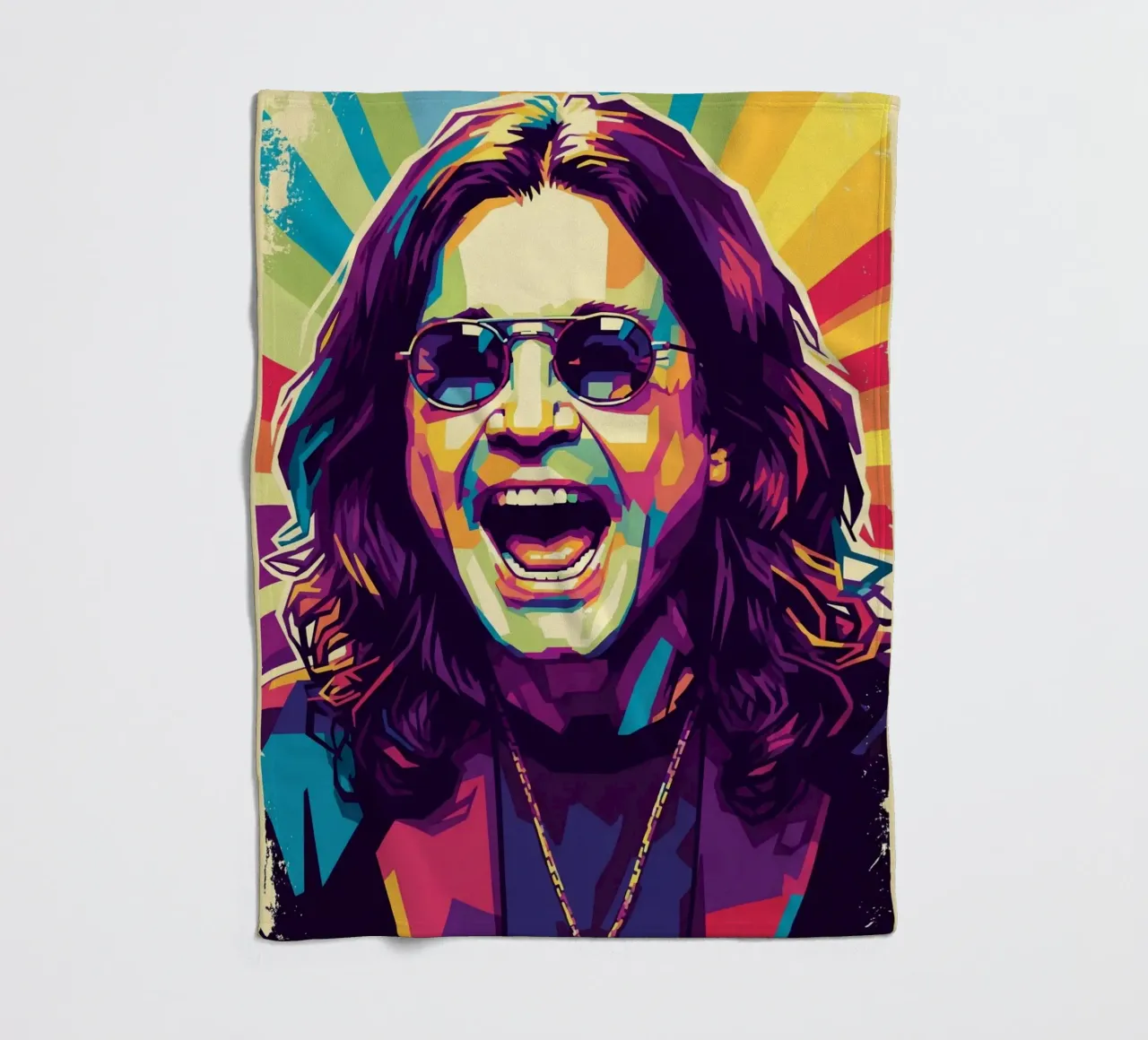 In memoria di Ozzy Osbourne coperta in pile da Hantamrata