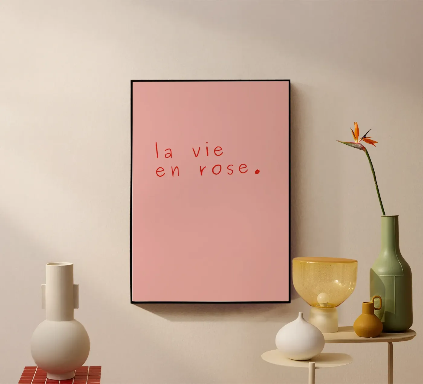 VITA IN ROSA plexiglass da PurePeachStudio