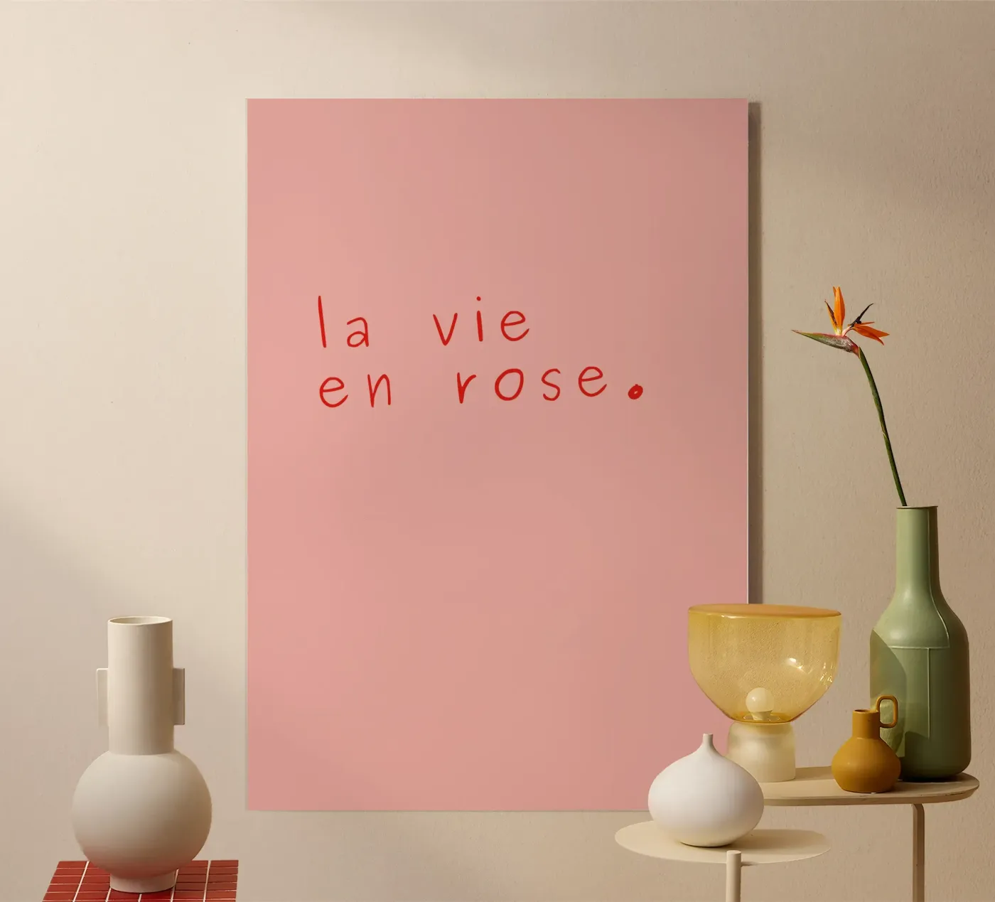 VITA IN ROSA plexiglass da PurePeachStudio