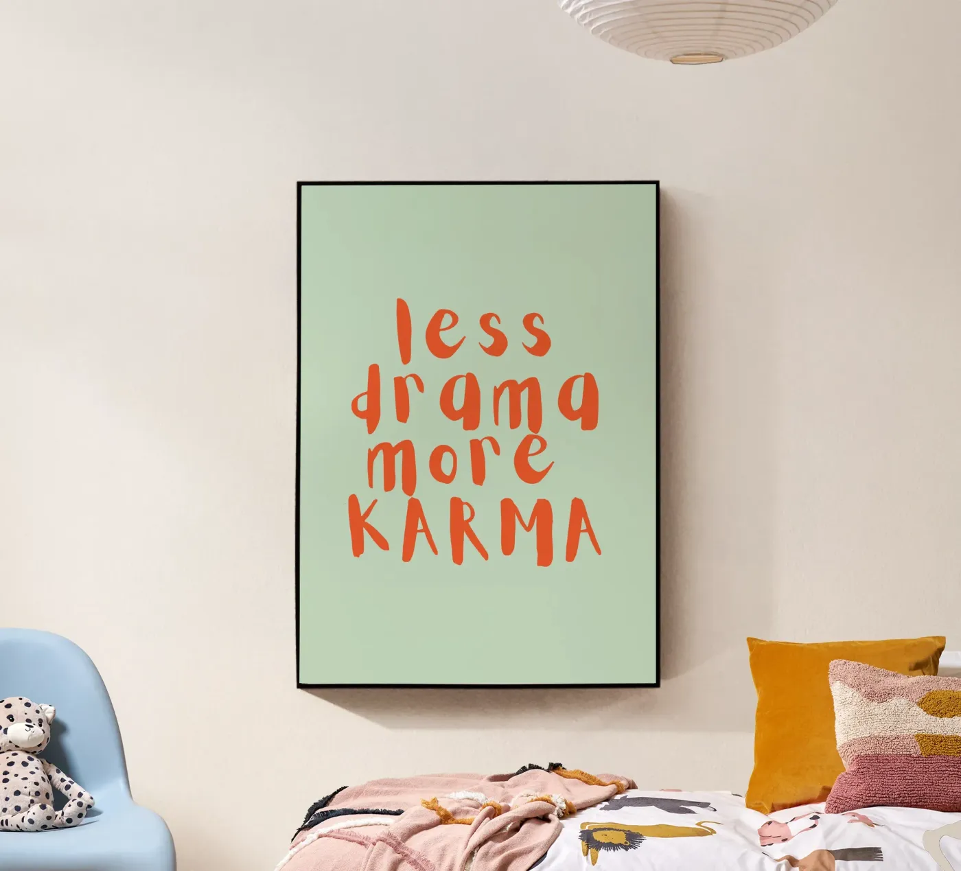 MENO DRAMMI PIÙ KARM plexiglass da PurePeachStudio