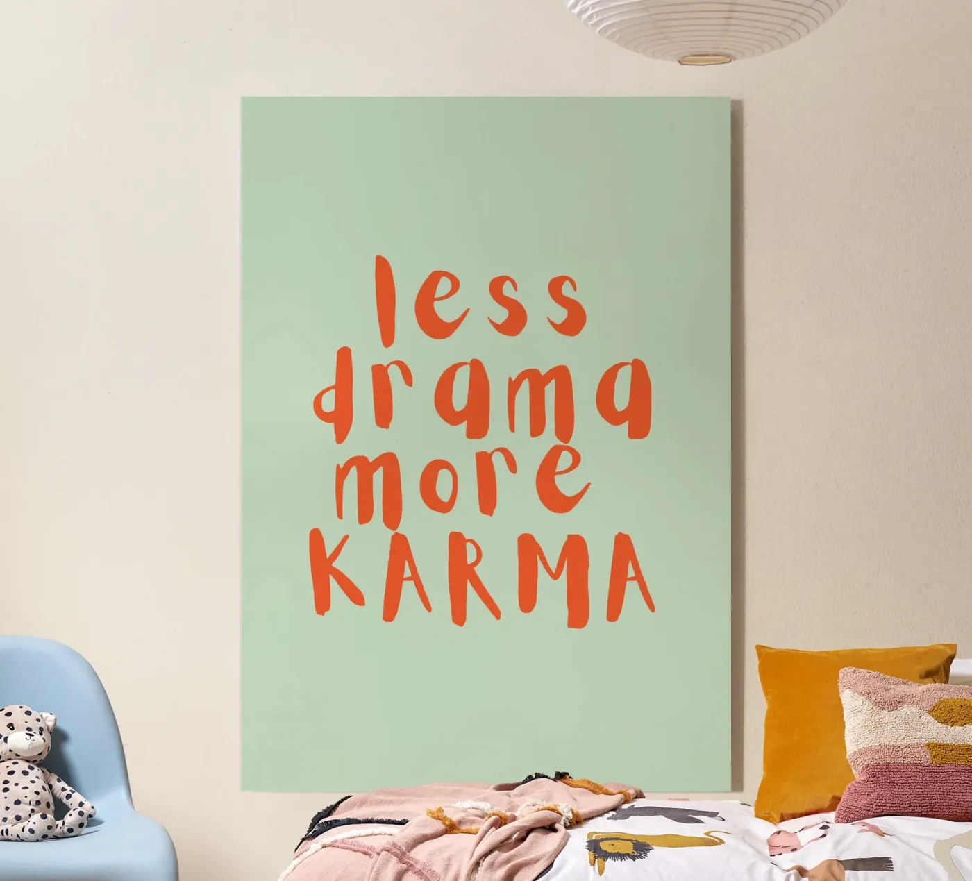 MENO DRAMMI PIÙ KARM plexiglass da PurePeachStudio