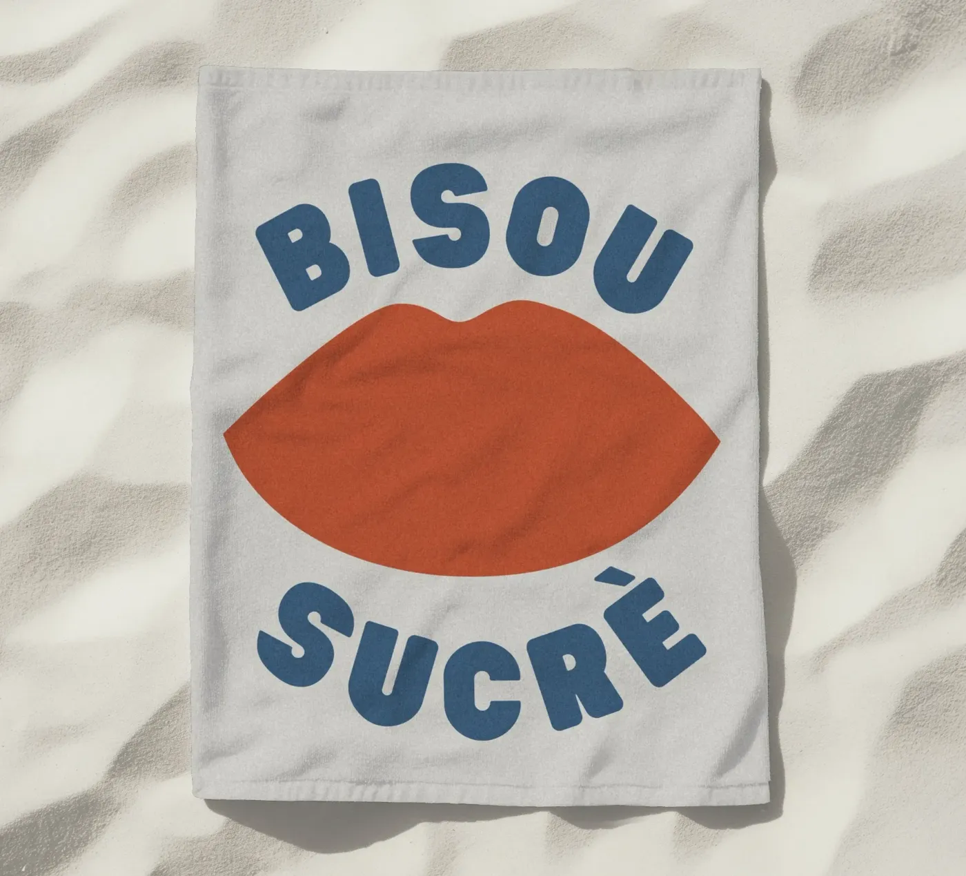 Sweet Kiss strandhanddoek van PurePeachStudio