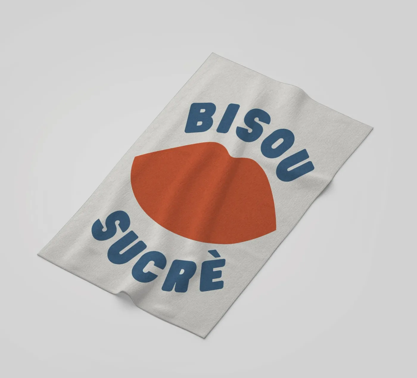 Sweet Kiss strandhanddoek van PurePeachStudio