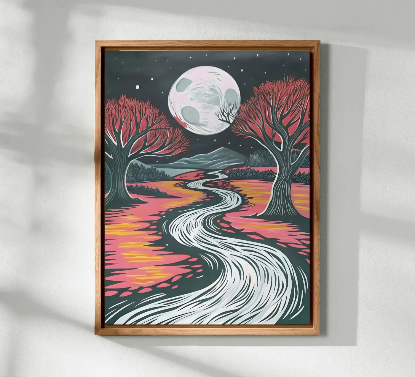 Moonlit River alluminio dibond da Artistic-shop