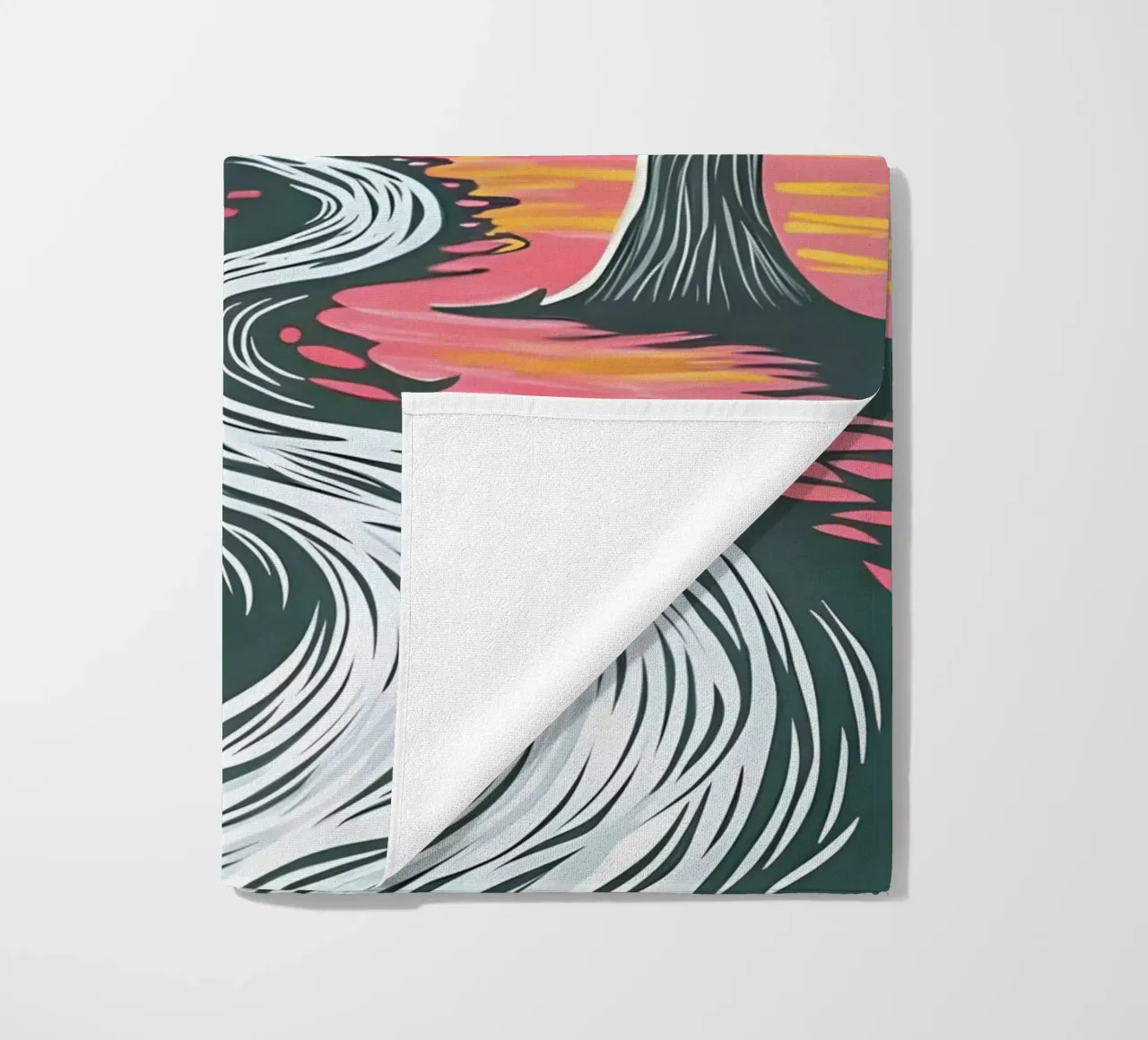 Fiume al chiaro di luna telo mare da Artistic-shop