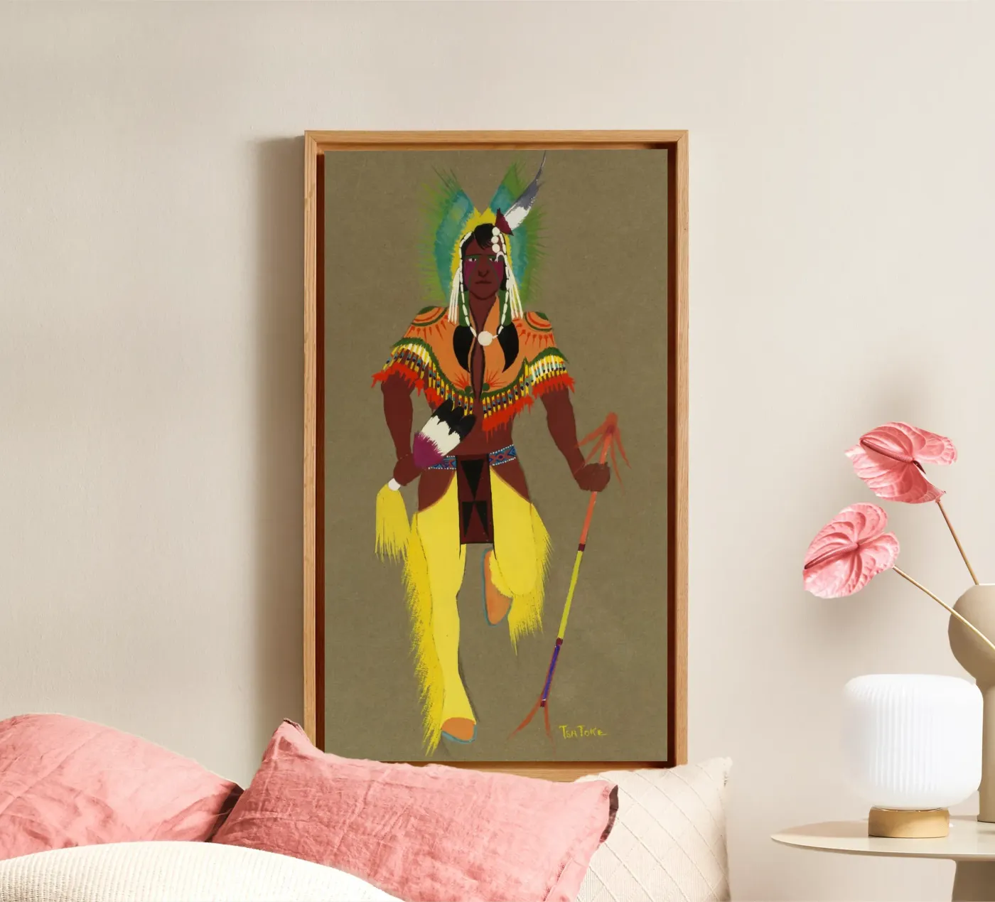 War Dancer canvas van vintageshop