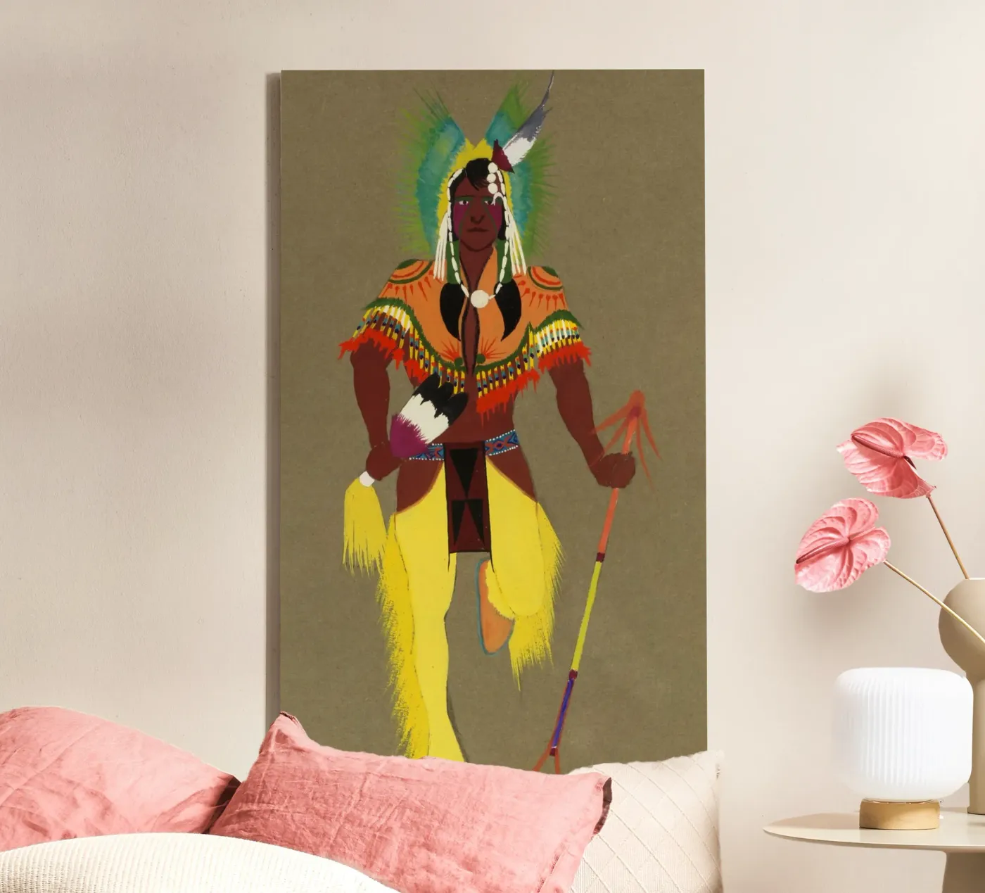 War Dancer canvas van vintageshop