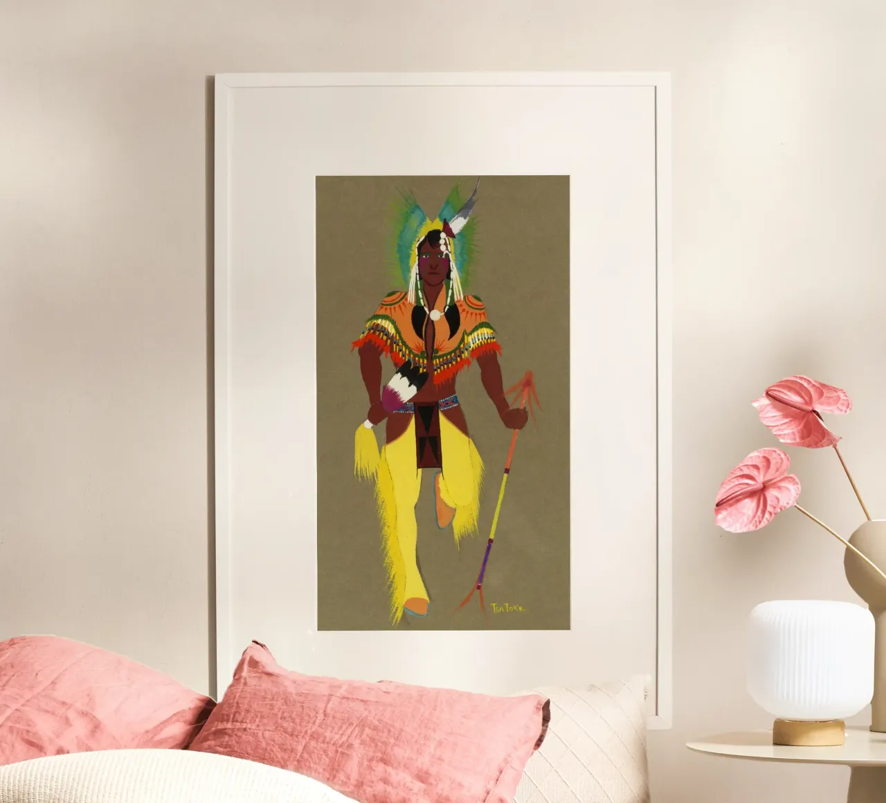 War Dancer poster by vintageshop