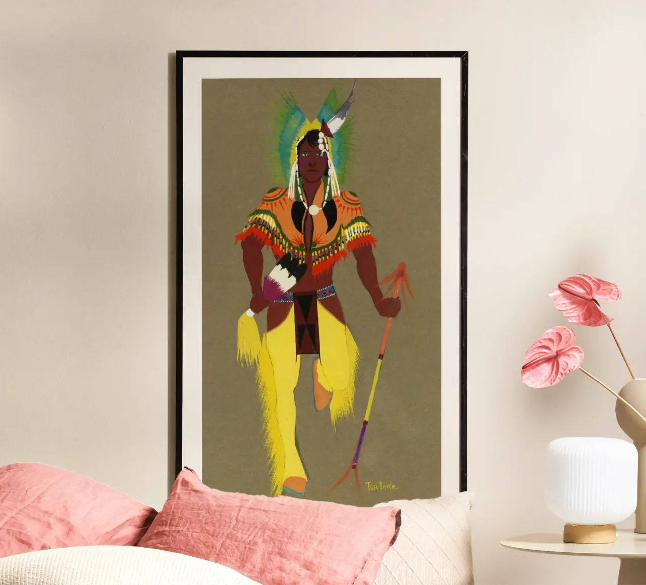 War Dancer poster by vintageshop