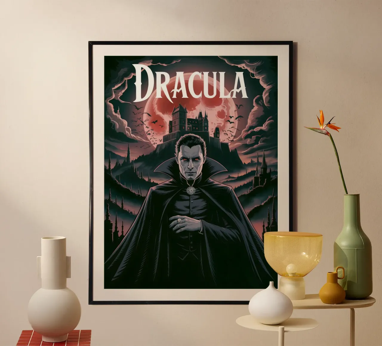 Halloween Dracula carta hahnemühle da Fleur de Lys