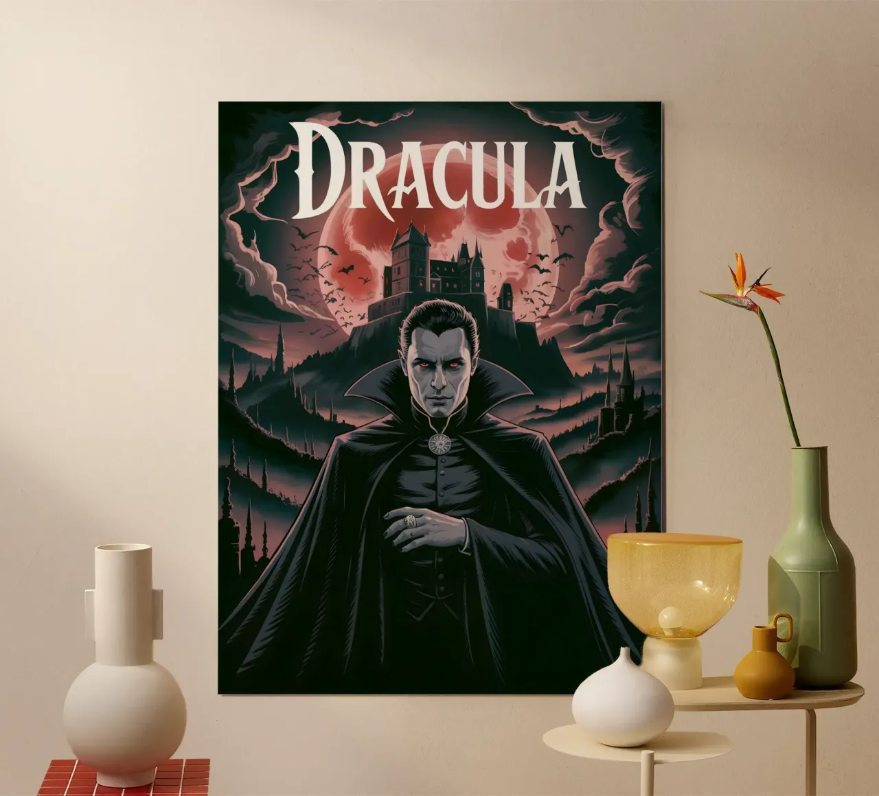 Halloween Dracula carta hahnemühle da Fleur de Lys