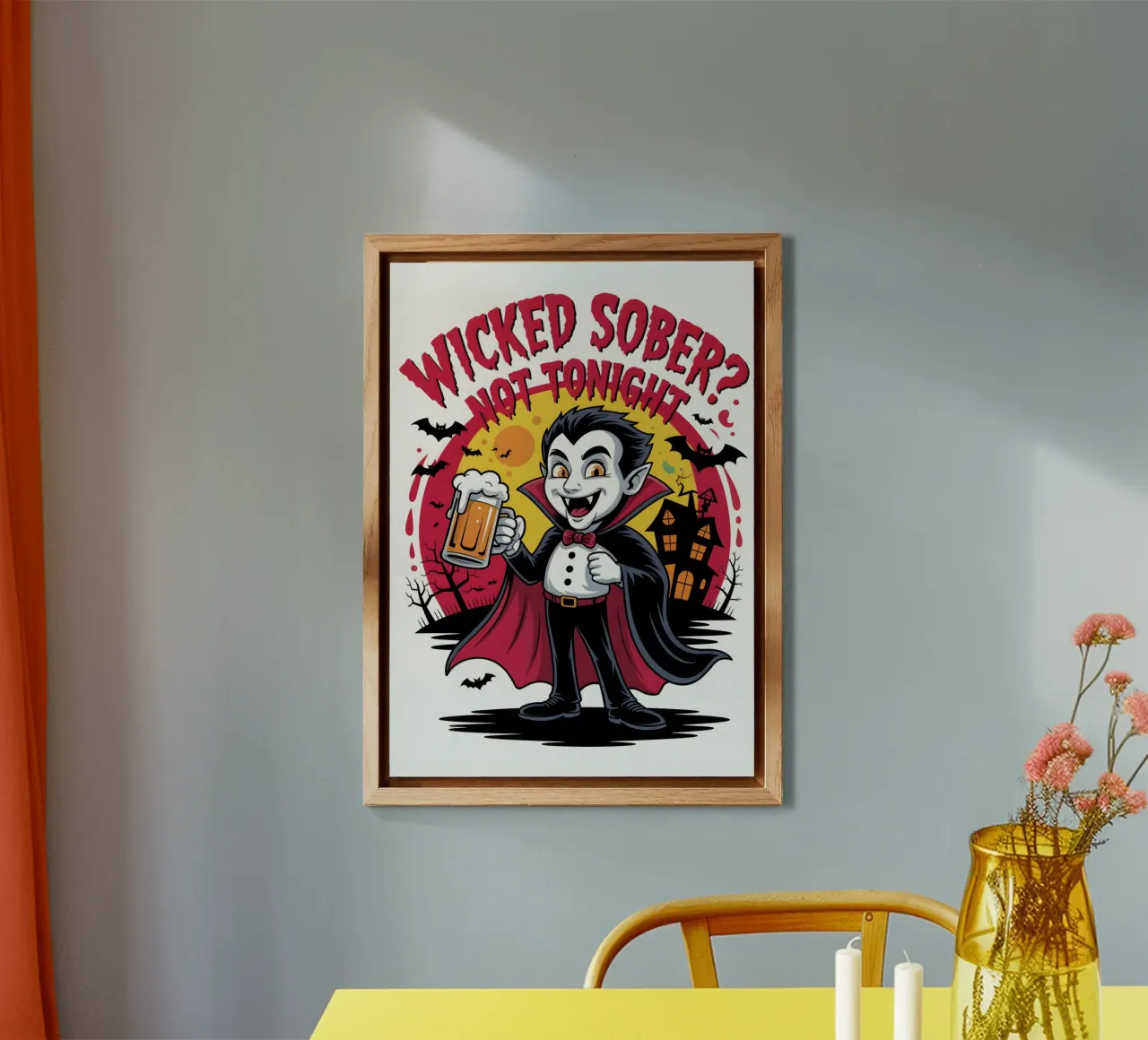 Halloween Dracula alluminio dibond da Fleur de Lys