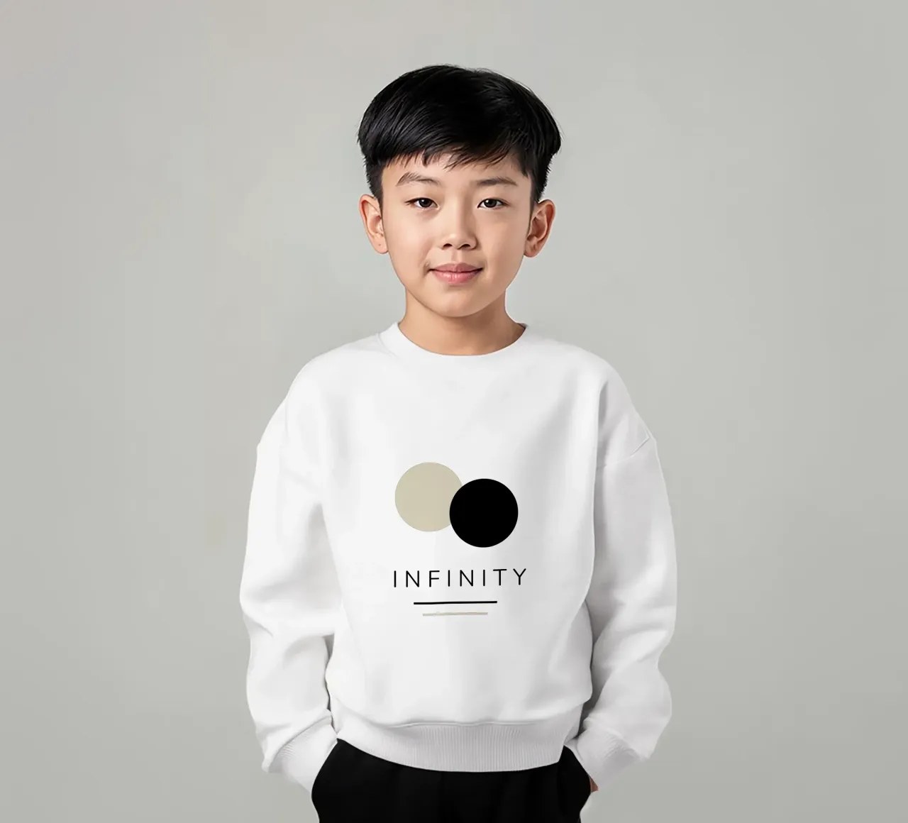Infinity Design felpa bambino da BenCoStyle