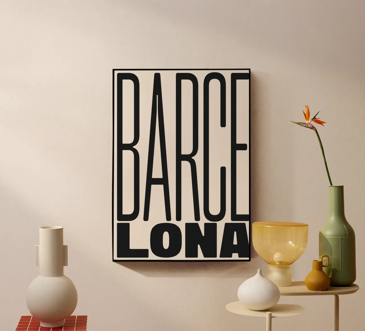 Barcellona plexiglass da PurePeachStudio