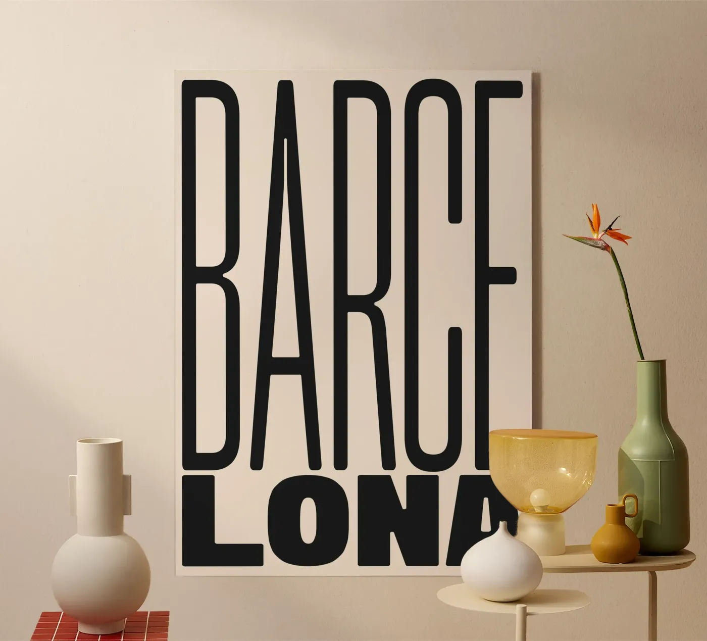 Barcelona plexiglas de PurePeachStudio