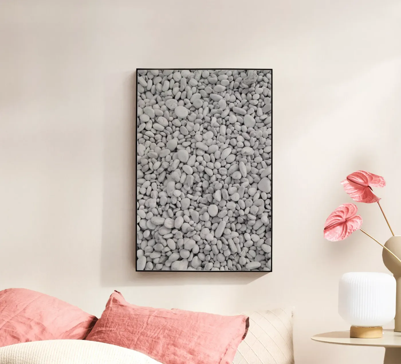 pebble BEACH Acryl-Glas von Studio Nahili