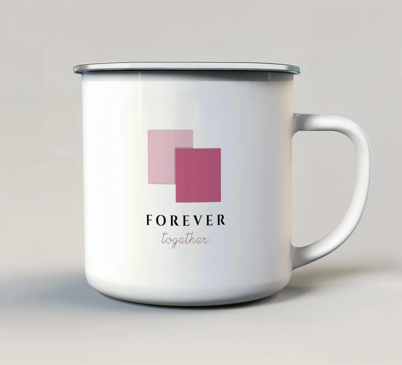 Per sempre insieme tazza in smalto da BenCoStyle