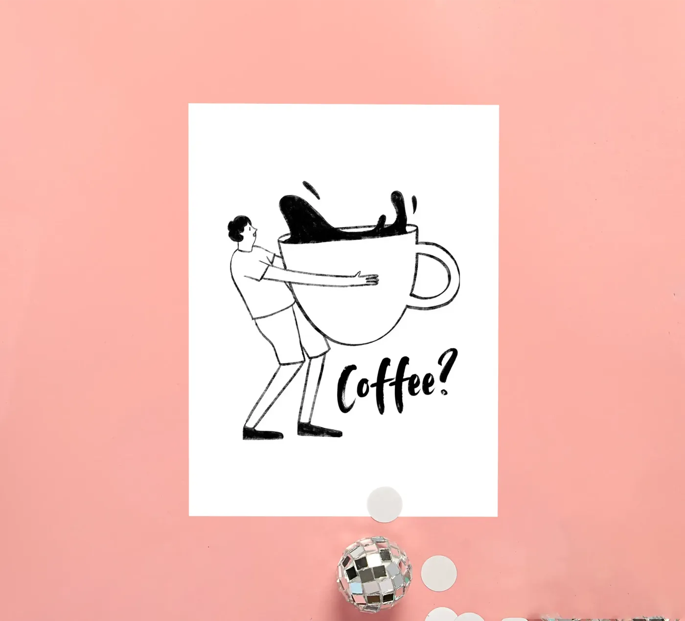 Caffè? adesivo da ArtDesign by KBK