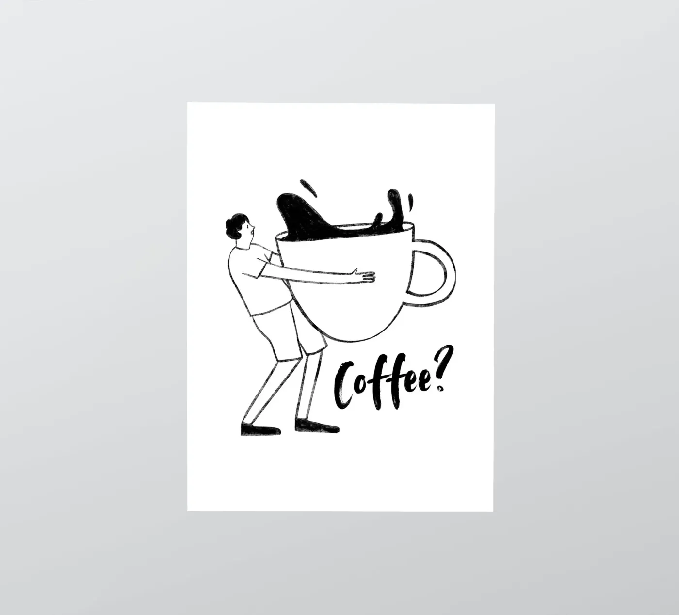 Caffè? adesivo da ArtDesign by KBK