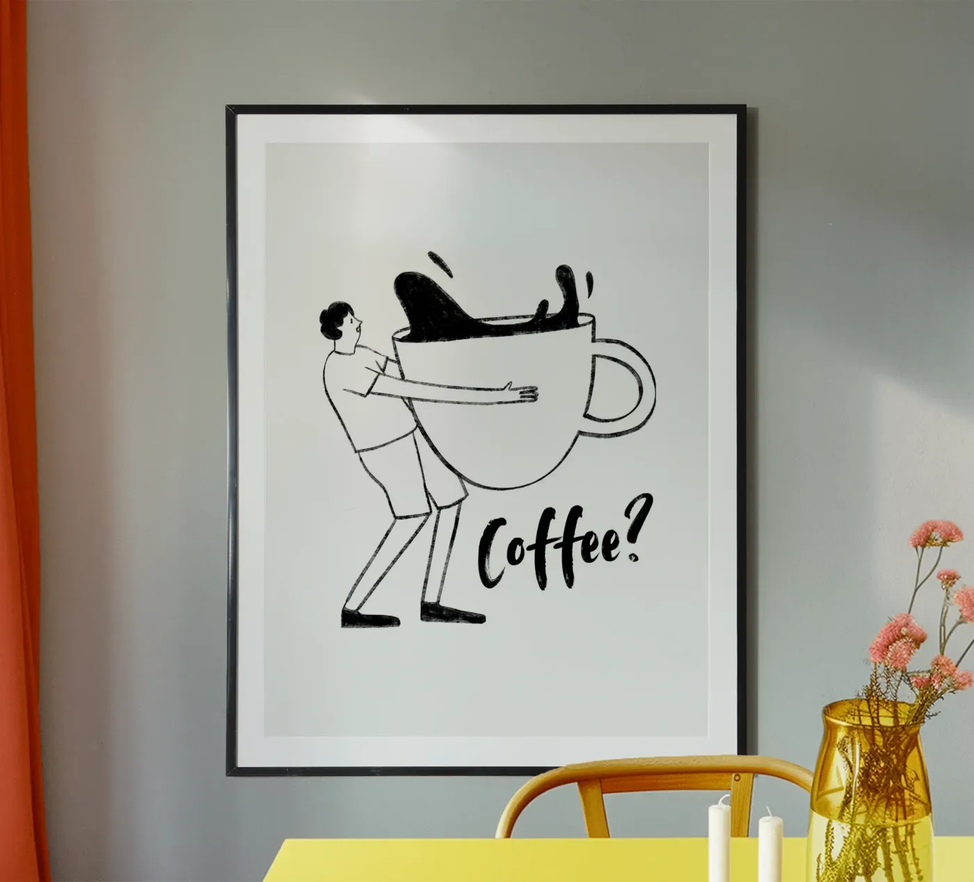 Coffee? poster by ArtDesign by KBK
