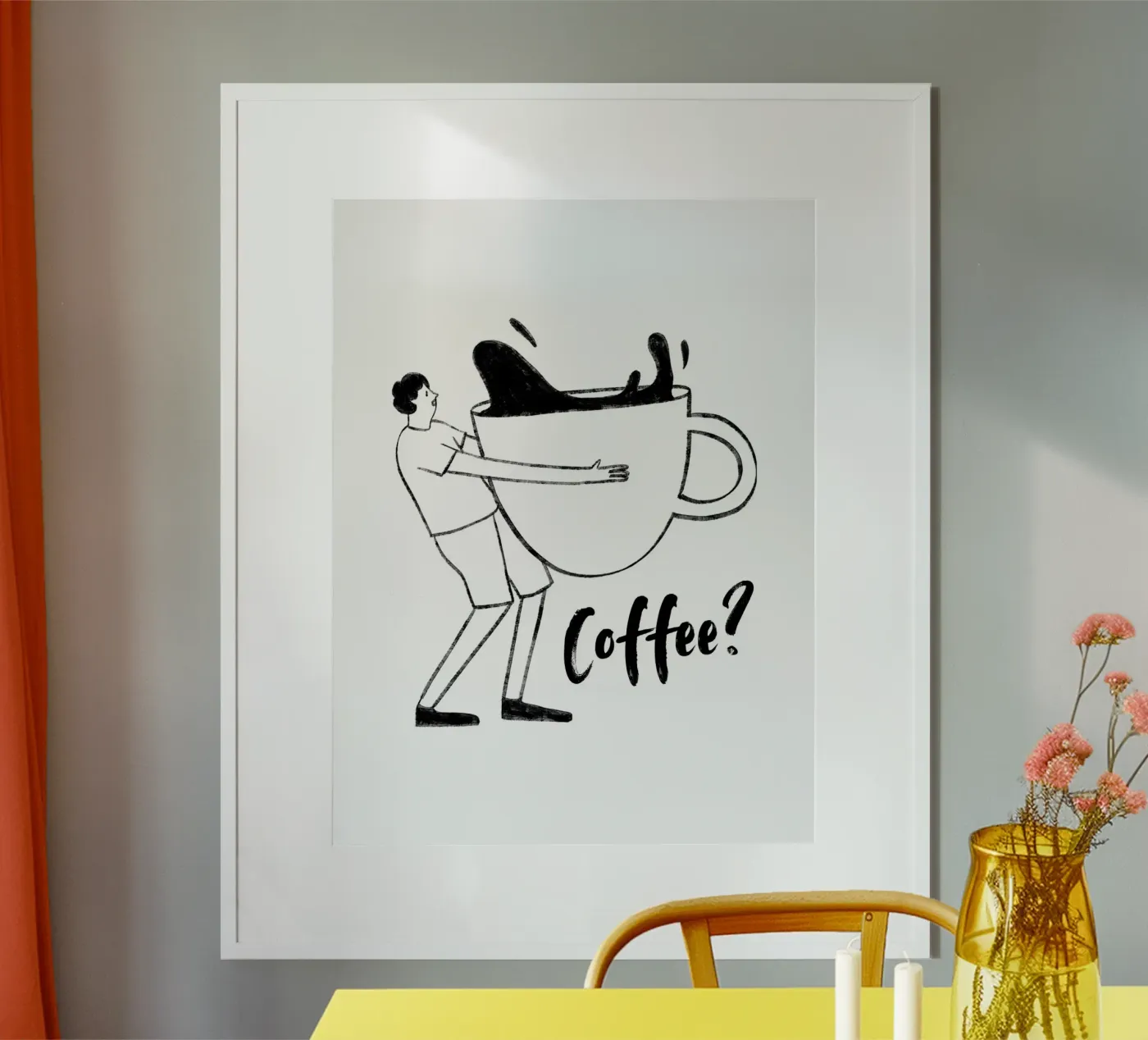 Coffee? poster by ArtDesign by KBK