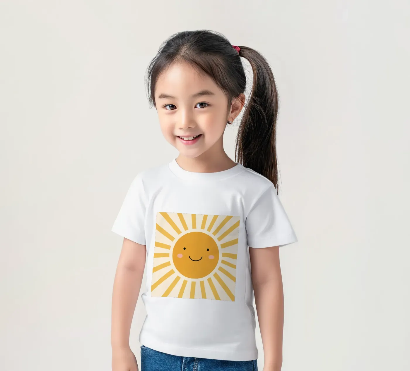 Sun kinder t-shirt van PurePeachStudio