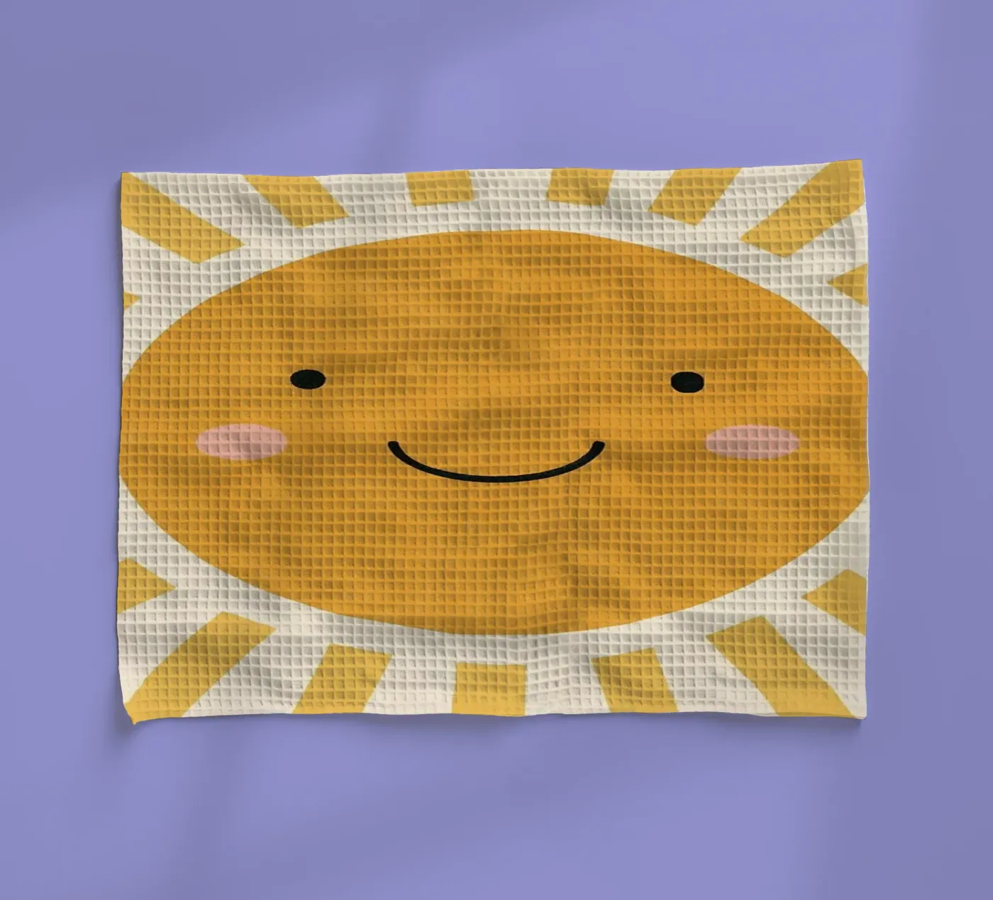Sun tea towel by PurePeachStudio