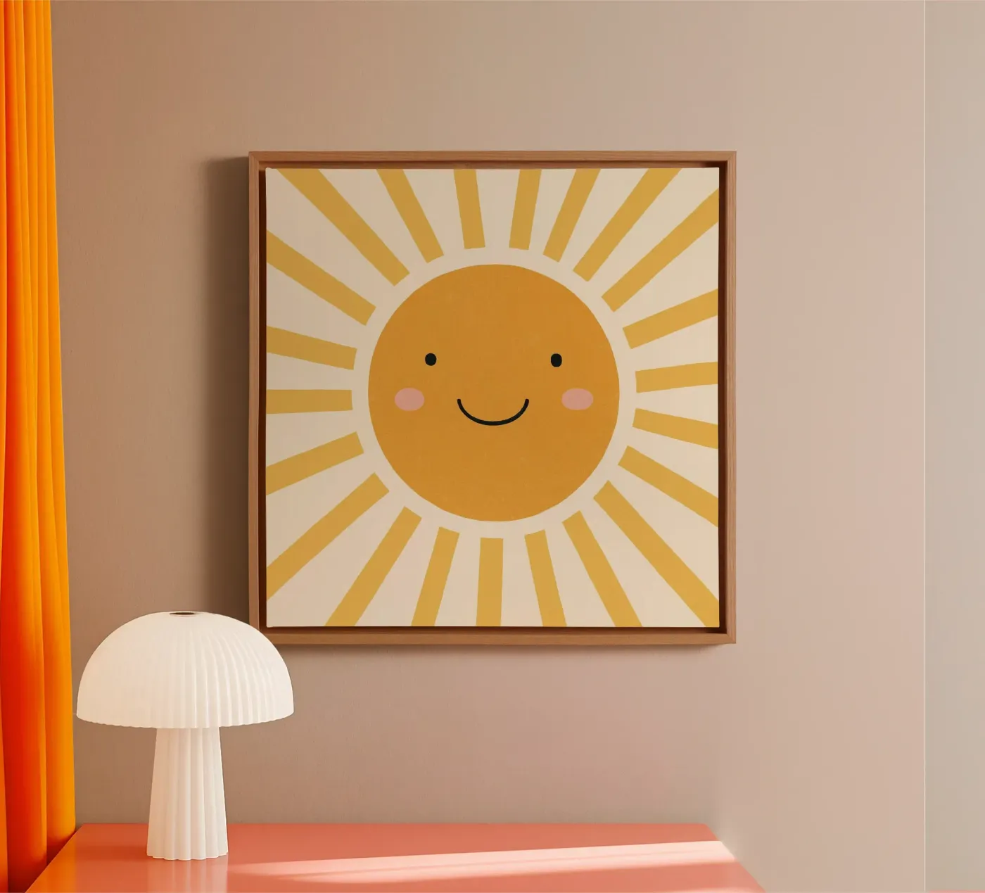 Sun canvas by PurePeachStudio