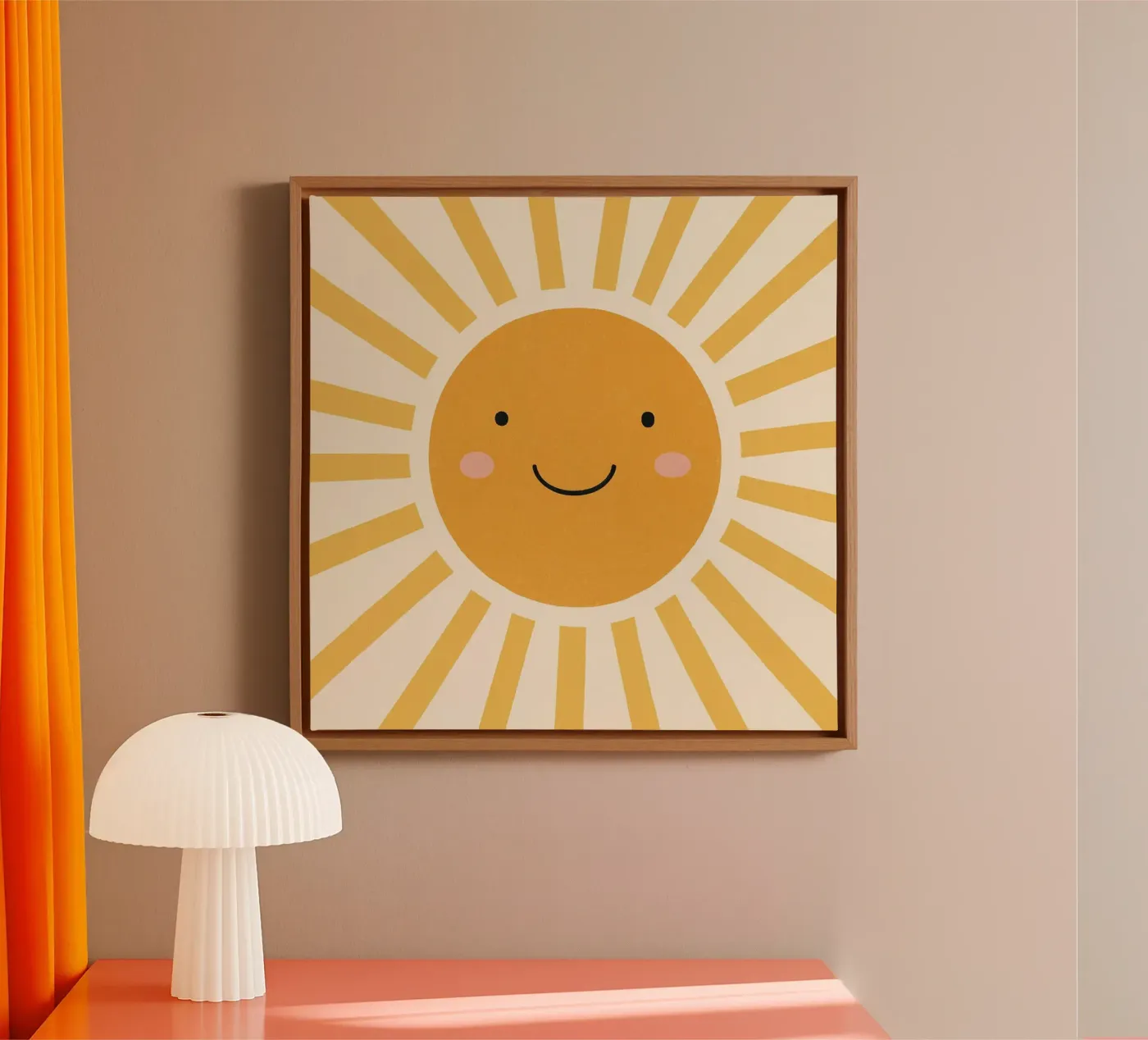 Sun canvas van PurePeachStudio