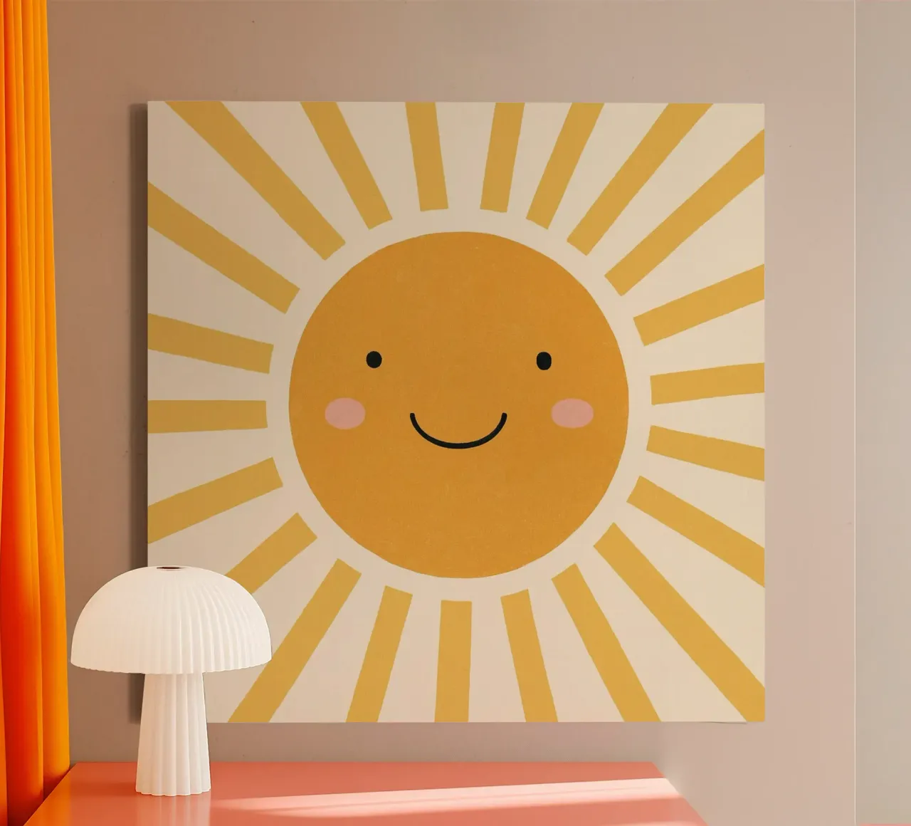 Zon canvas van PurePeachStudio