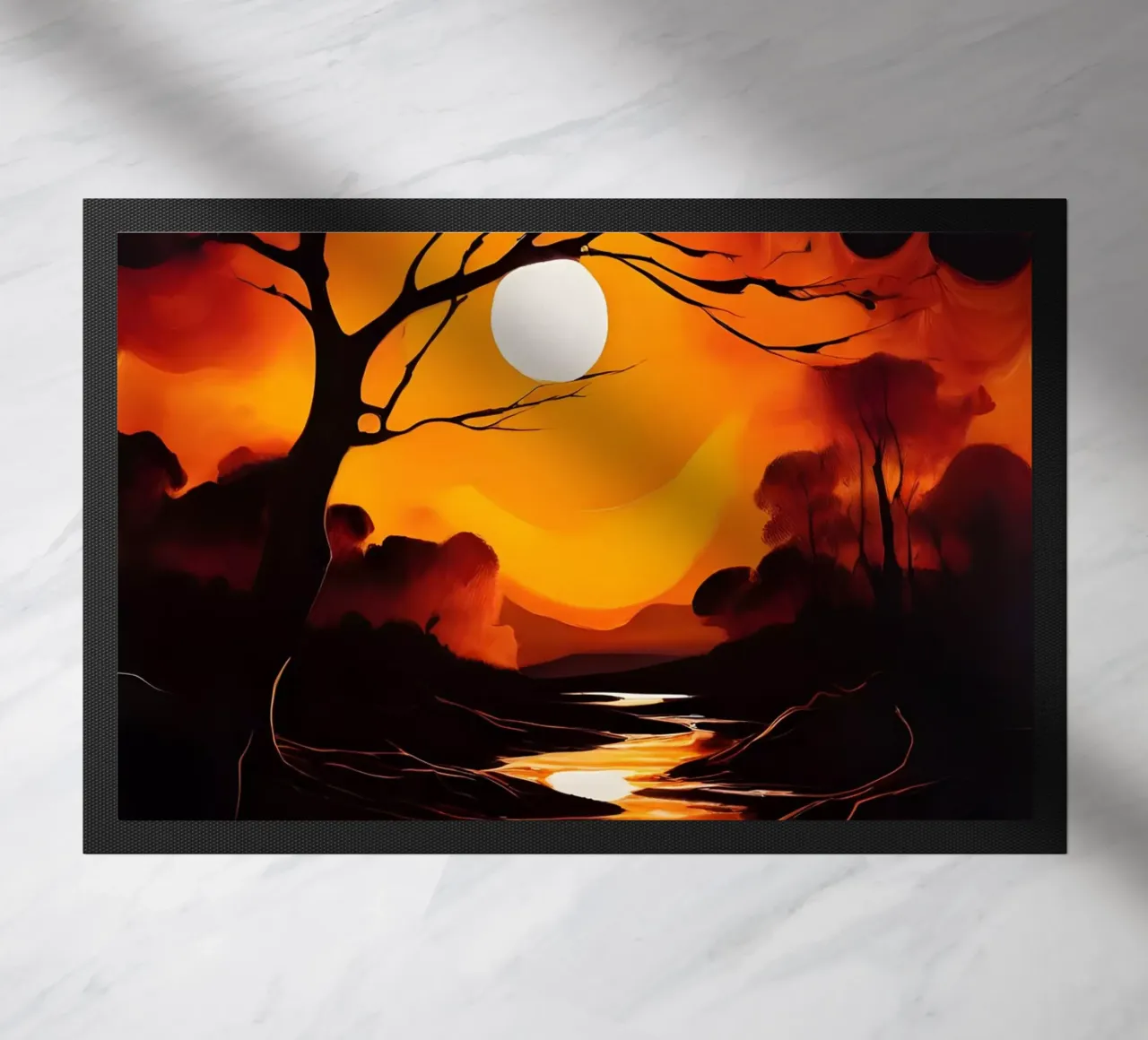 Sunset Serenade doormat by Artistic-shop