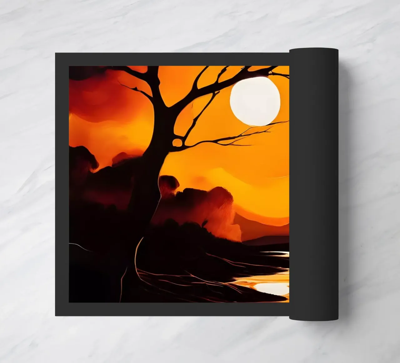 Sunset Serenade doormat by Artistic-shop