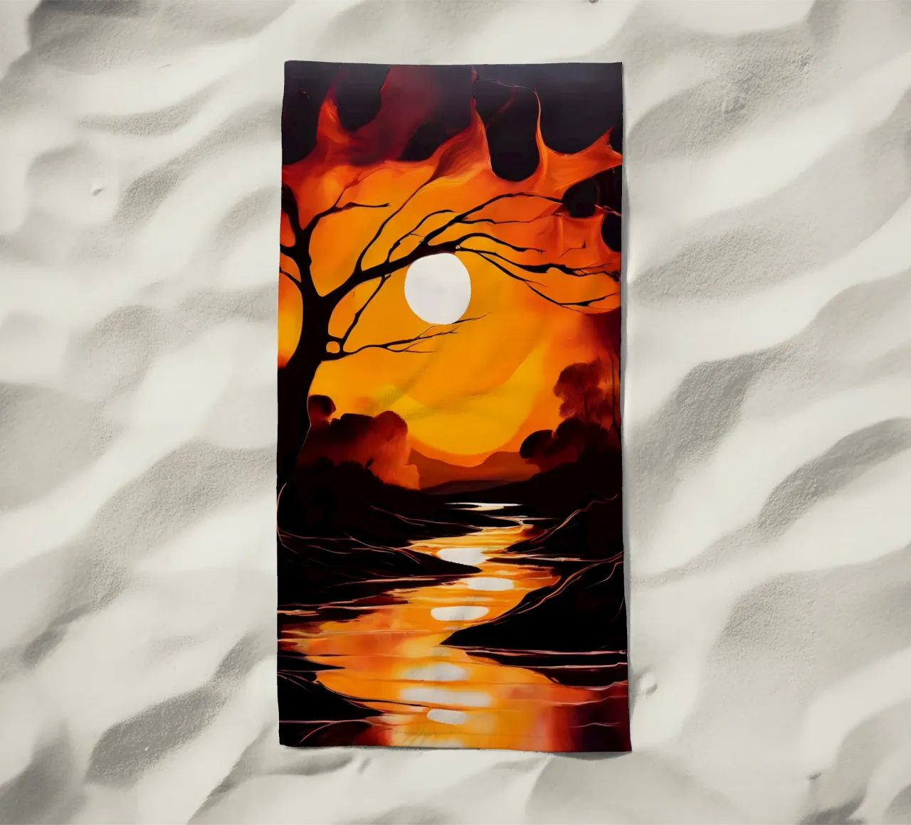 Serenata al tramonto telo mare da Artistic-shop