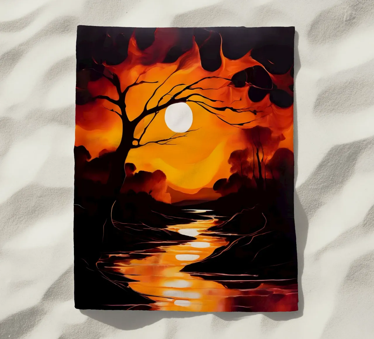 Serenata al tramonto telo mare da Artistic-shop