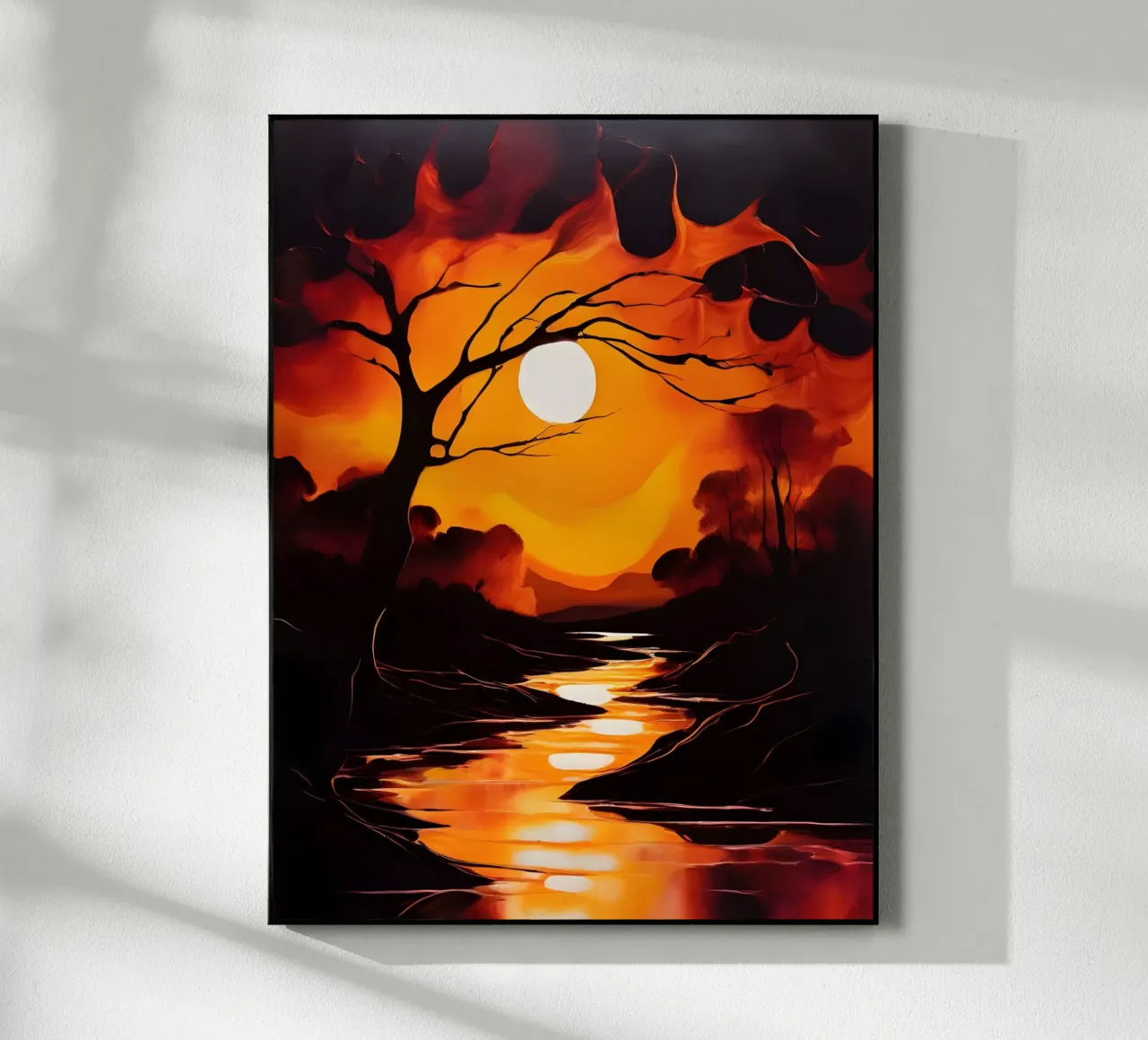 Sonnenuntergangs-Ständchen Acryl-Glas von Artistic-shop