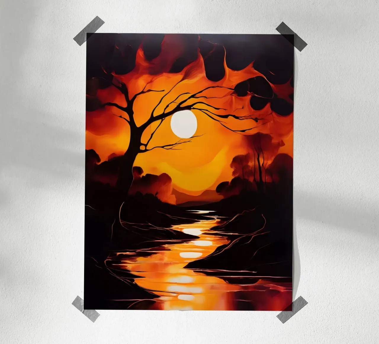 Sunset Serenade poster by Artistic-shop