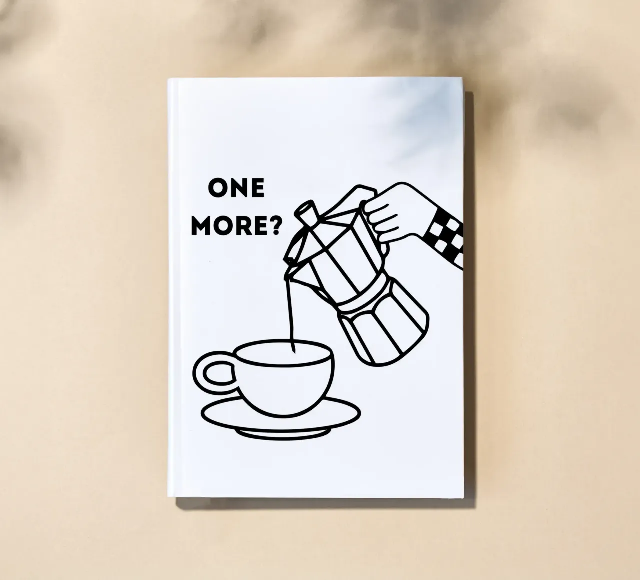 ONE MORE? notebook by ArtDesign by KBK