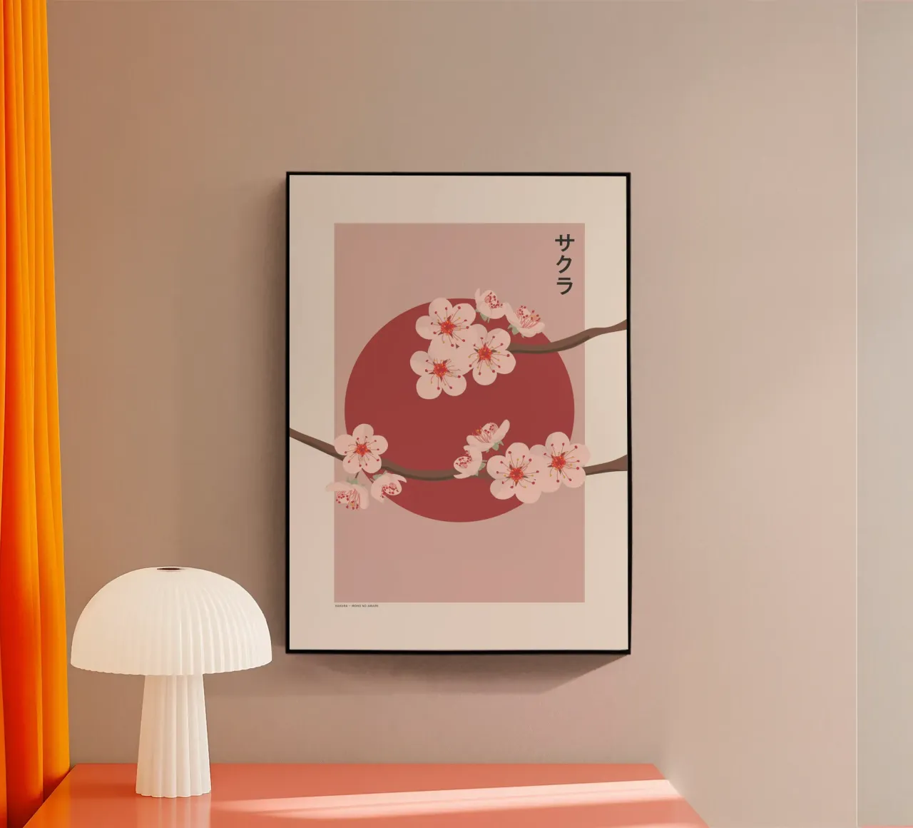 Sakura Acryl-Glas von PurePeachStudio