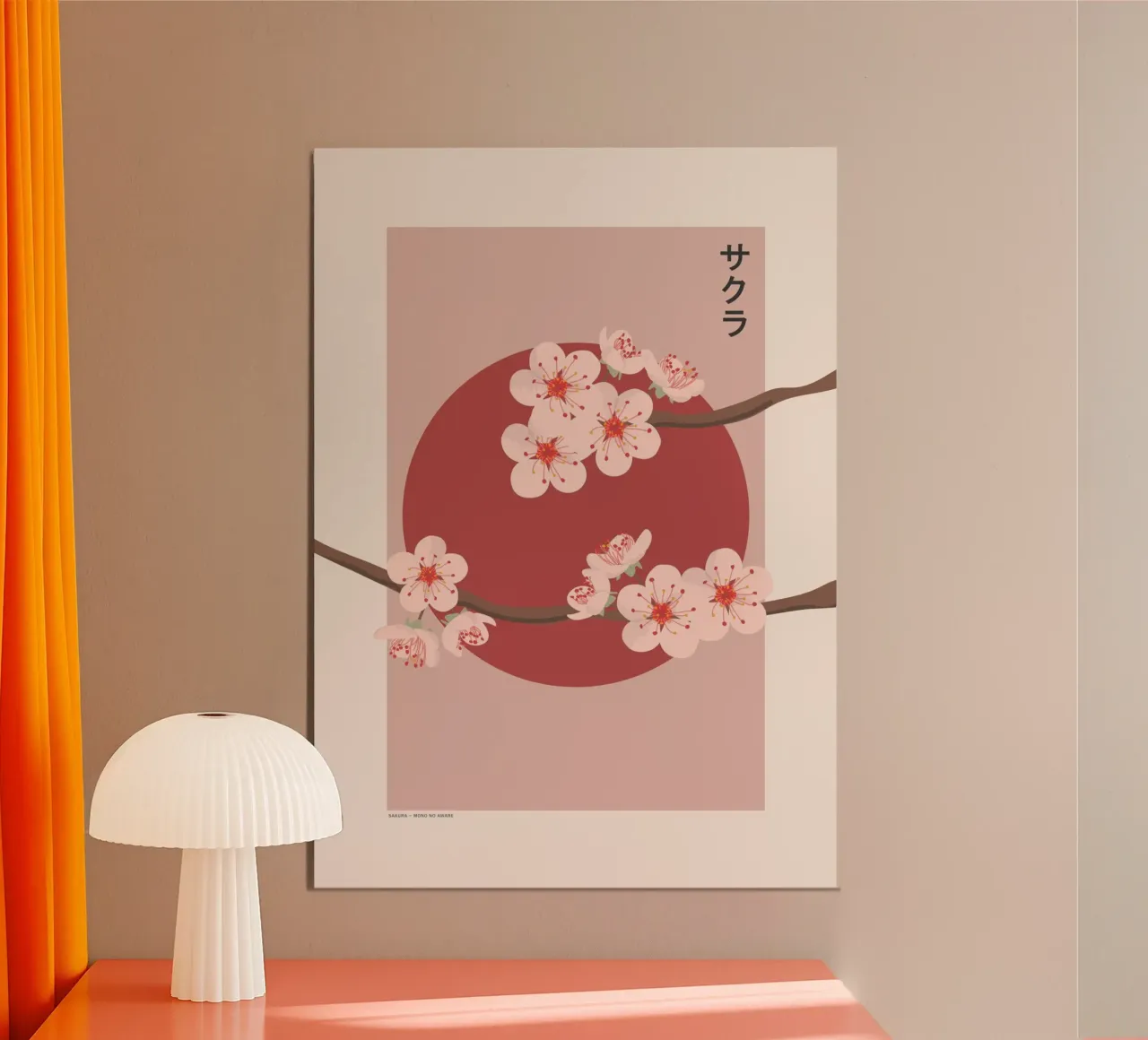 Sakura poster by PurePeachStudio